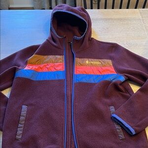 Cotopaxi women's medium fleece hooded jacket VGUC